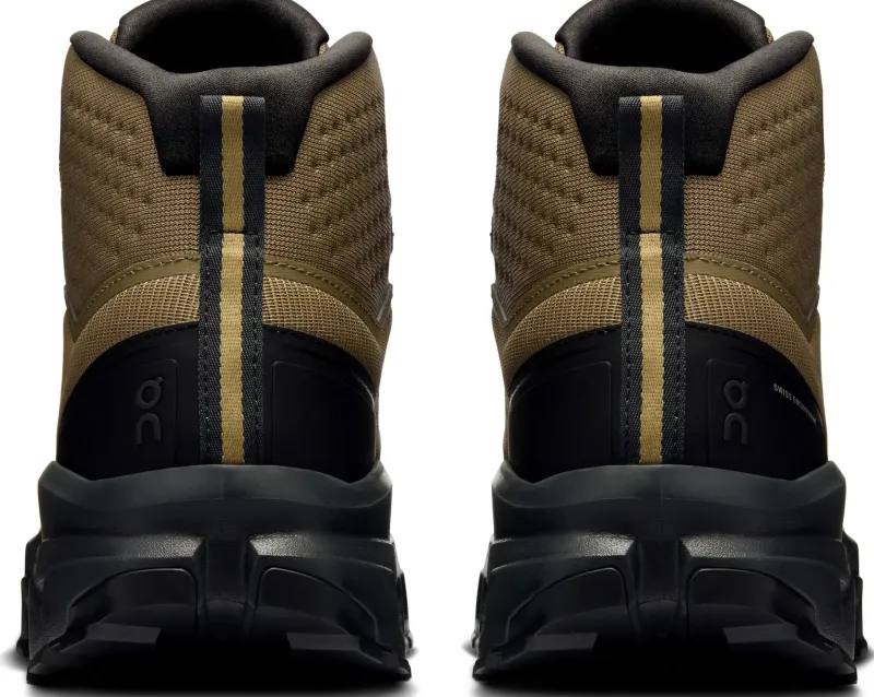 On Hiking Shoes & Boots|Walking Shoes-Mens Cloudrock Mid Waterproof Shoes - Hunter-Black