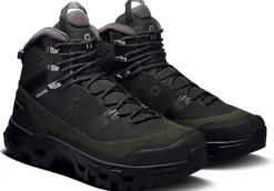 On Hiking Shoes & Boots|Mid Height Boots-Mens Cloudrock Trek Waterproof Shoes - Black-Black