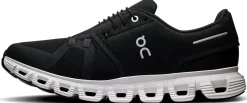 On Hiking Shoes & Boots|Walking Shoes-Mens Cloud 6 Shoes - Black-White