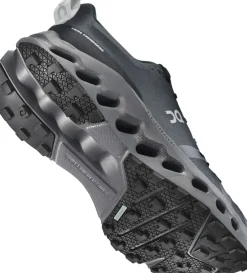 On Hiking Shoes & Boots|Running Shoes-Mens Cloudsurfer Trail Waterproof Shoes - Black-Eclipse