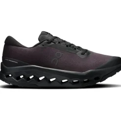 On Running Shoes-Mens Cloudsurfer Trail 2 WP Running Shoes - Black-Black