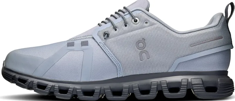 On Walking Shoes-Mens Cloud 6 Waterproof Shoes - Alloy-Wolf