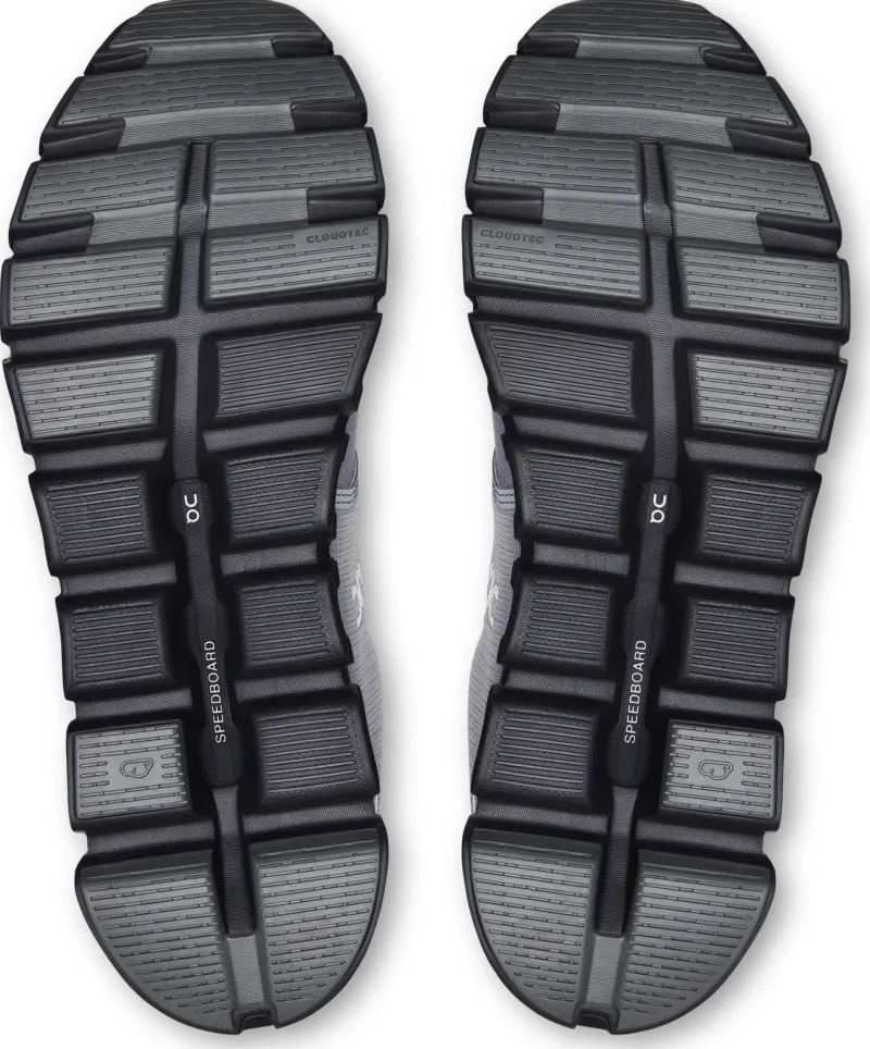 On Walking Shoes-Mens Cloud 6 Waterproof Shoes - Alloy-Wolf