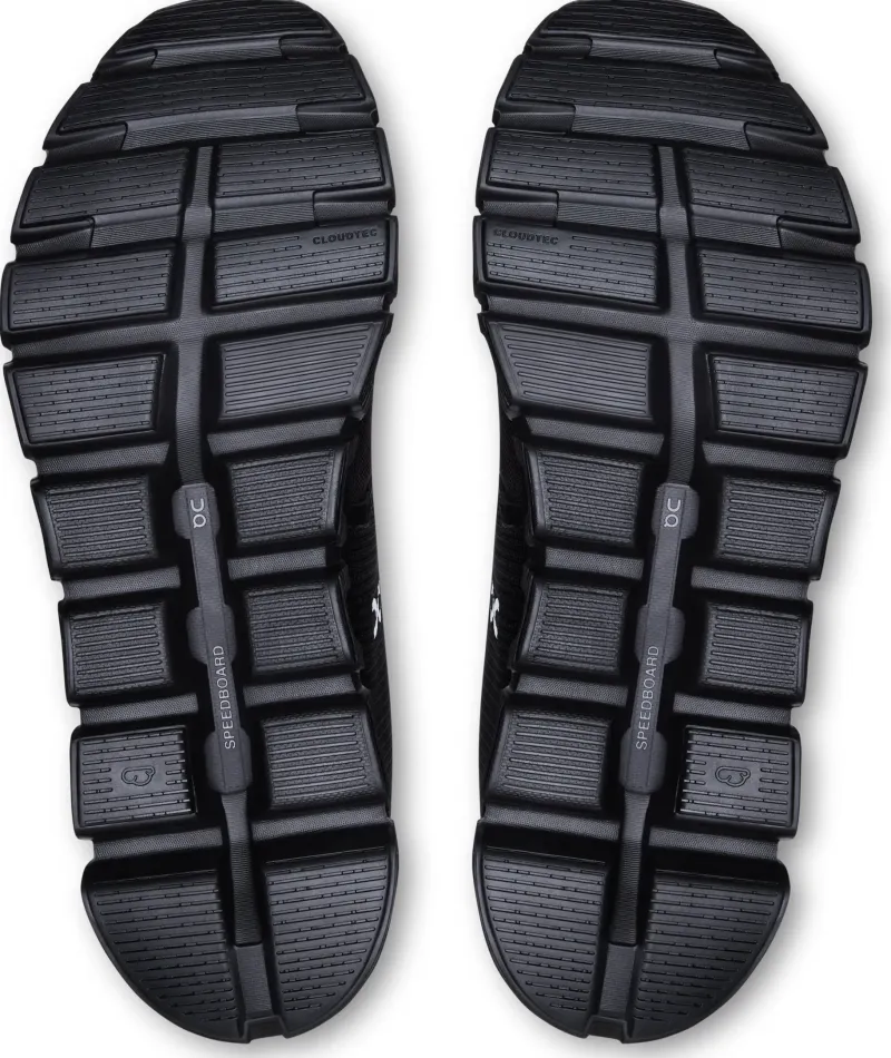 On Walking Shoes-Mens Cloud 6 Waterproof Shoes - Black-Black