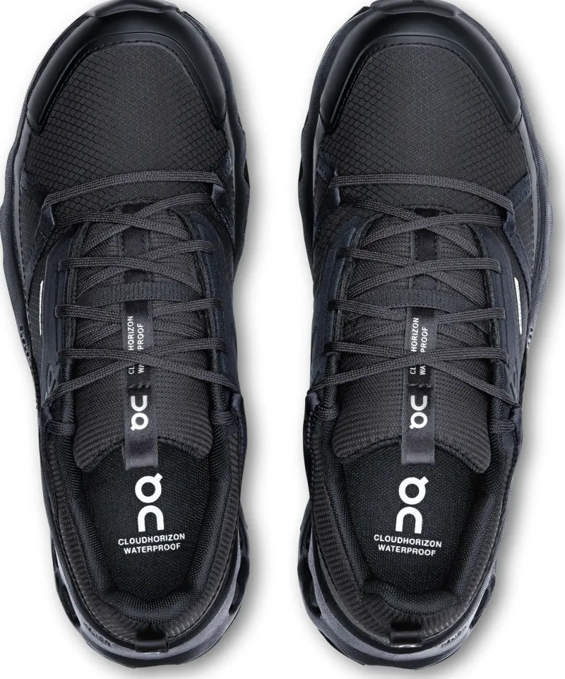 On Hiking Shoes & Boots|Approach Shoes-Womens Cloudhoriz Waterproof Shoes - Black-Black