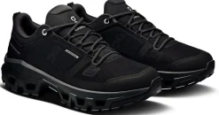 On Hiking Shoes & Boots|Walking Shoes-Womens Cloudrock Low Waterproof Shoes - Black-Black