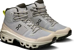 On Hiking Shoes & Boots|Walking Shoes-Womens Cloudrock Mid Waterproof Shoes - Alloy-Ice