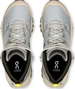 On Hiking Shoes & Boots|Walking Shoes-Womens Cloudrock Mid Waterproof Shoes - Alloy-Ice