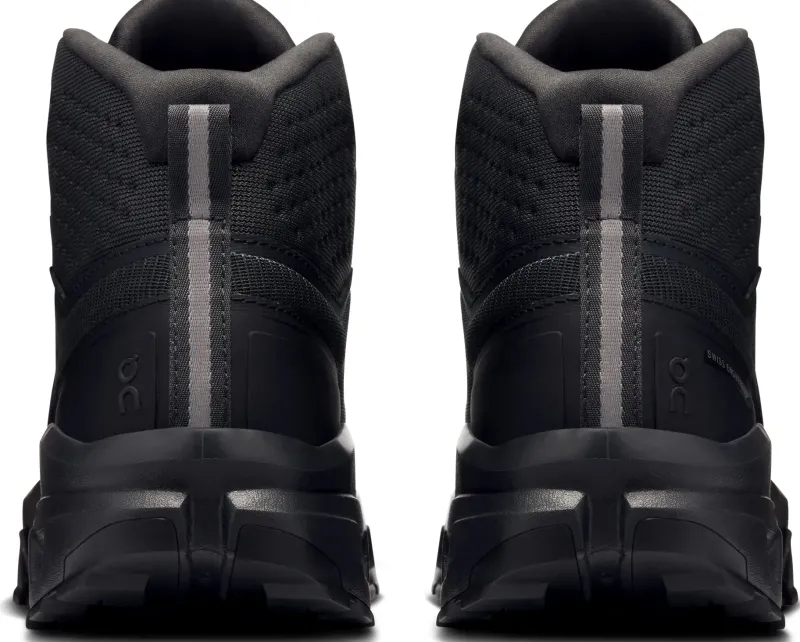 On Hiking Shoes & Boots|Walking Shoes-Womens Cloudrock Mid Waterproof Shoes - Black-Black