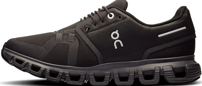 On Hiking Shoes & Boots|Walking Shoes-Womens Cloud 6 Shoes - Black-Black