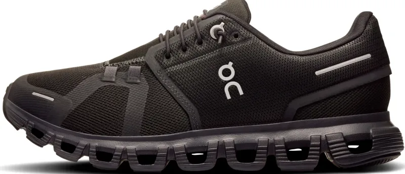 On Hiking Shoes & Boots|Walking Shoes-Womens Cloud 6 Shoes - Black-Black