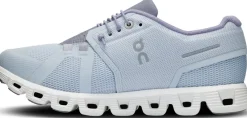 On Walking Shoes-Womens Cloud 5 Shoes - Heather-Fossil