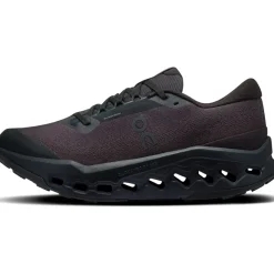 On Running Shoes-Womens Cloudsurfer Trail 2 WP Running Shoes - Black-Black