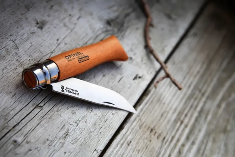 Opinel Knives & Multi-Tools-No.8 Knife - Carbon Steel