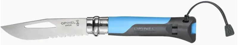 Opinel Knives & Multi-Tools-No.8 Outdoor Knife - Blue