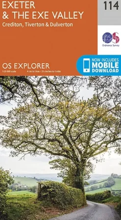Ordnance Survey Maps And Books-OS Explorer Map 114 - Exeter and the Exe Valley