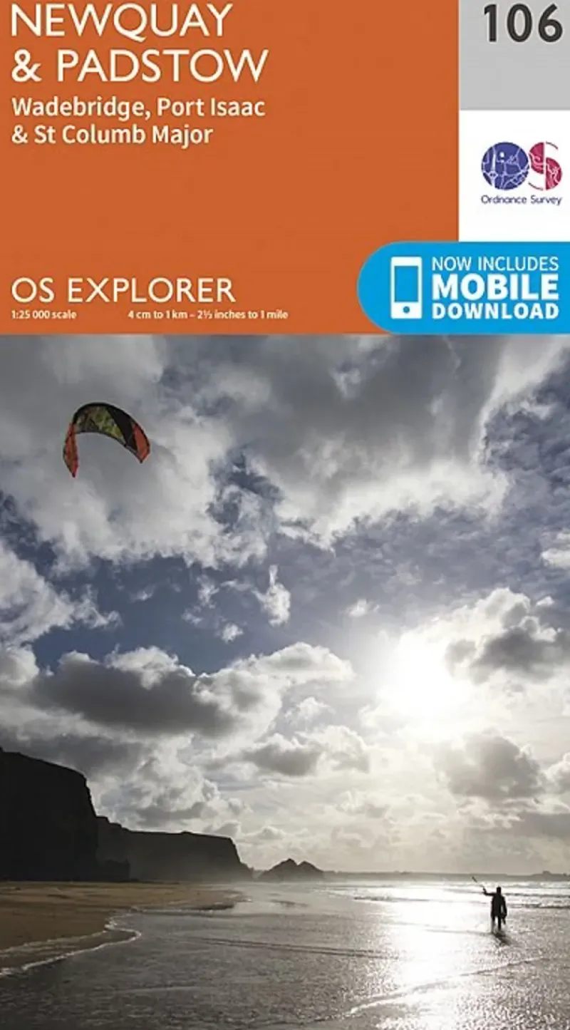 Ordnance Survey Maps And Books-OS Explorer Map 106 - Newquay and Padstow