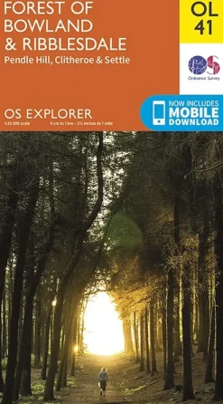Ordnance Survey Maps And Books-OS Explorer Map OL41 - Forest of Bowland and Ribblesdale