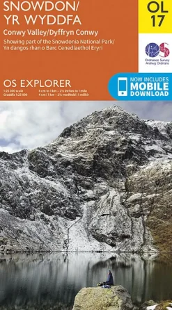 Ordnance Survey Maps And Books-OS Explorer Map OL17 - Snowdon and Conwy Valley