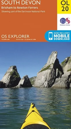 Ordnance Survey Maps And Books-OS Explorer Map OL20 - South Devon, Brixham to Newton Ferrers