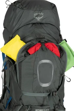 Osprey Backpacking Packs-Aether Plus 70 Rucksack - Eclipse Grey