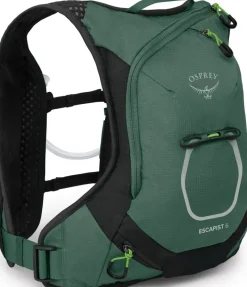 Osprey Fast & Light Rucksacks And Vests-Escapist Velocity 6 Rucksack - Tundra Green-Botanica