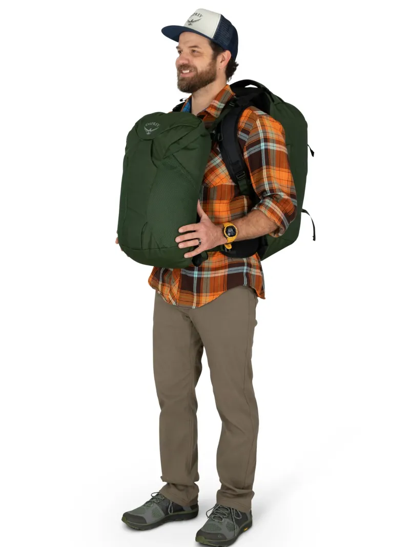 Osprey Luggage & Carry-On-Farpoint 55 Travel Pack - Muted Space Blue