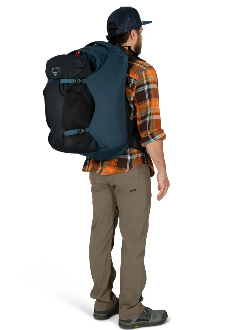 Osprey Luggage & Carry-On-Farpoint 40 Travel Pack - Tunnel Vision Grey