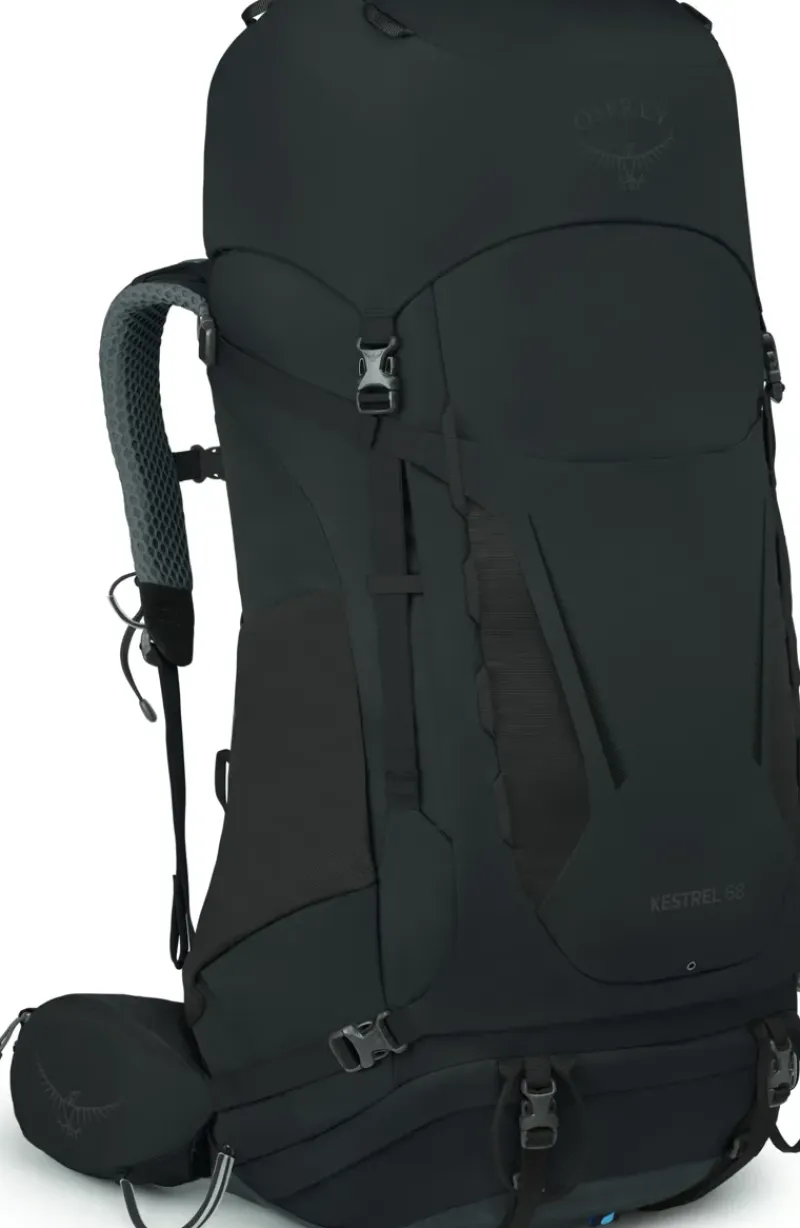 Osprey Backpacking Packs-Kestrel 68 Rucksack - Black