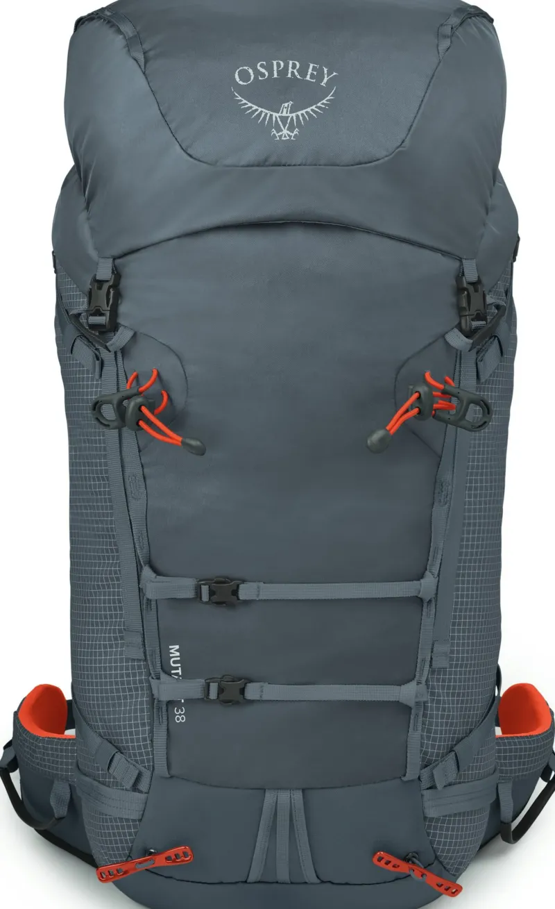 Osprey Climbing Packs And Rope Bags|Climbing Packs-Mutant 38 Climbing Pack - Tungsten Grey