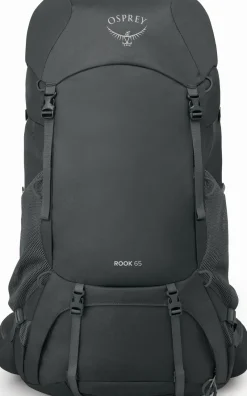 Osprey Backpacking Packs-Rook 65 Rucksack - Dark Charcoal-Silver Lining