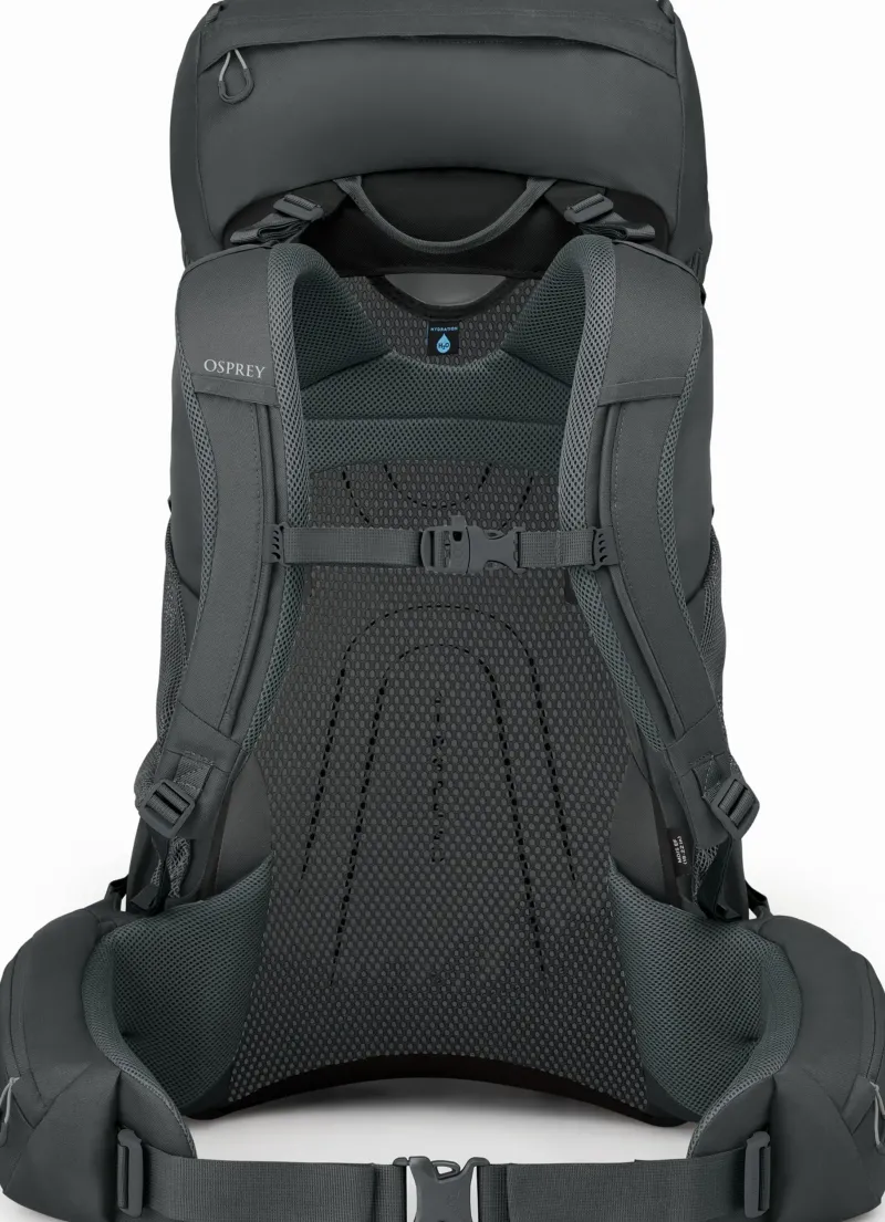 Osprey Backpacking Packs-Rook 65 Rucksack - Dark Charcoal-Silver Lining