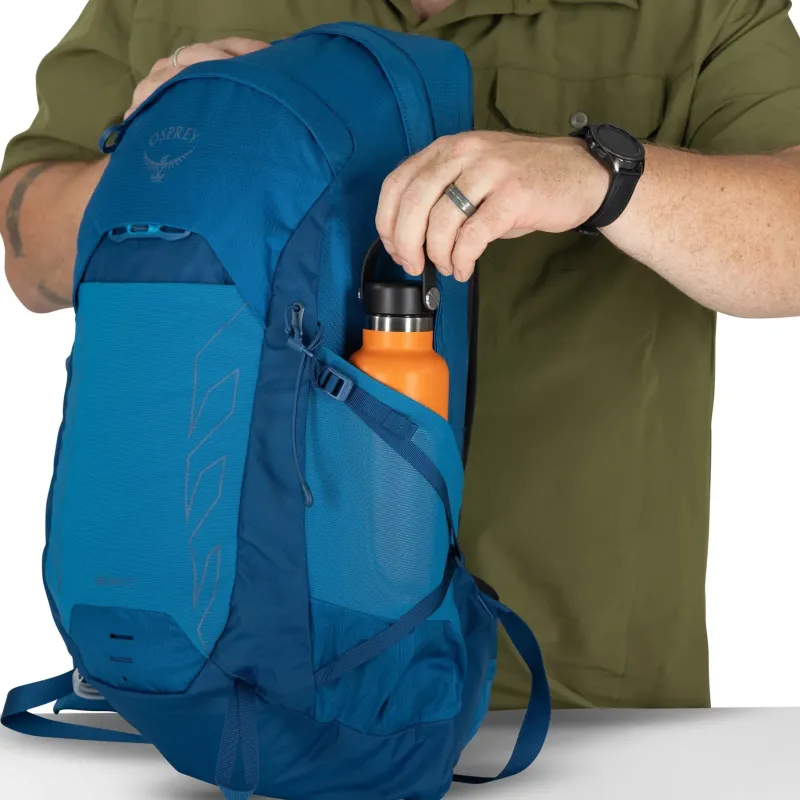 Osprey Day Packs-Talon 22 Rucksack - Extended Fit - Black Coal-Grey