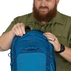 Osprey Day Packs-Talon 22 Rucksack - Extended Fit - Black Coal-Grey