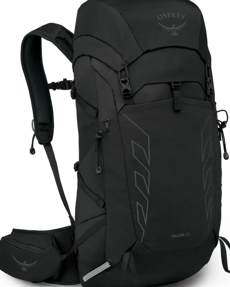 Osprey Day Packs-Talon 33 Rucksack - Extended Fit - Black Coal Grey