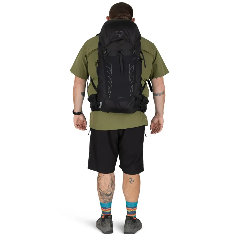 Osprey Day Packs-Talon 33 Rucksack - Extended Fit - Black Coal Grey