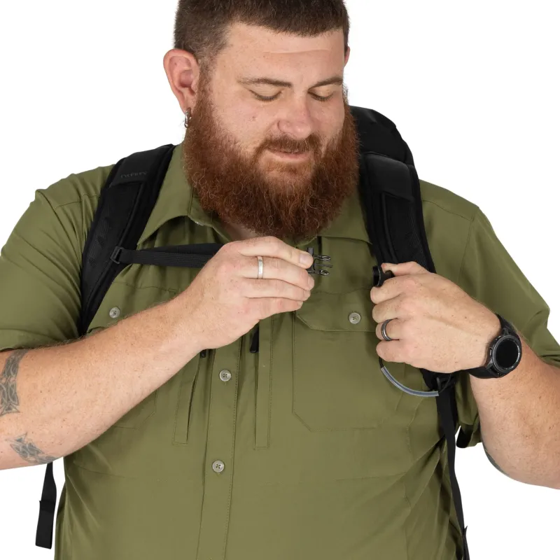 Osprey Day Packs-Talon 33 Rucksack - Extended Fit - Black Coal Grey