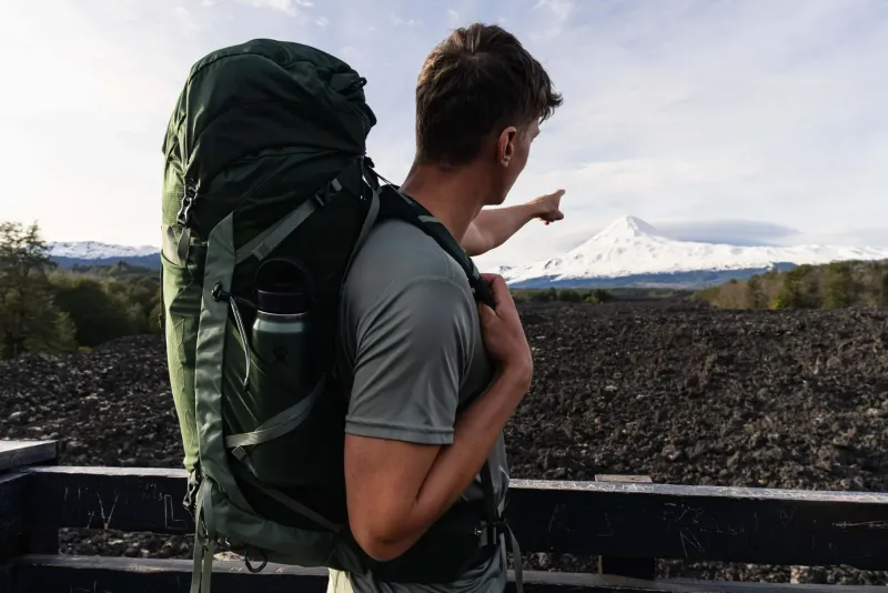 Osprey Backpacking Packs-Talon 44 Rucksack - Green Canopy-Pine Leaf