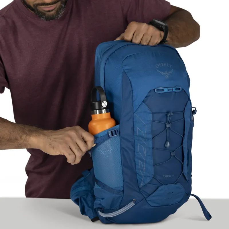 Osprey Day Packs-Talon 11 Rucksack - Scoria Blue-Night Shift