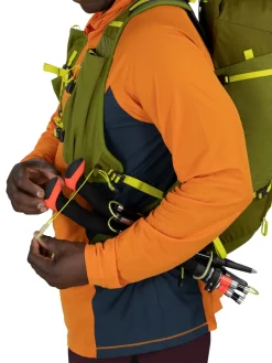 Osprey Fast & Light Rucksacks And Vests-Talon Velocity 20 Rucksack - Dark Charcoal-Tumbleweed Yellow