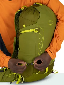 Osprey Fast & Light Rucksacks And Vests-Talon Velocity 20 Rucksack - Dark Charcoal-Tumbleweed Yellow