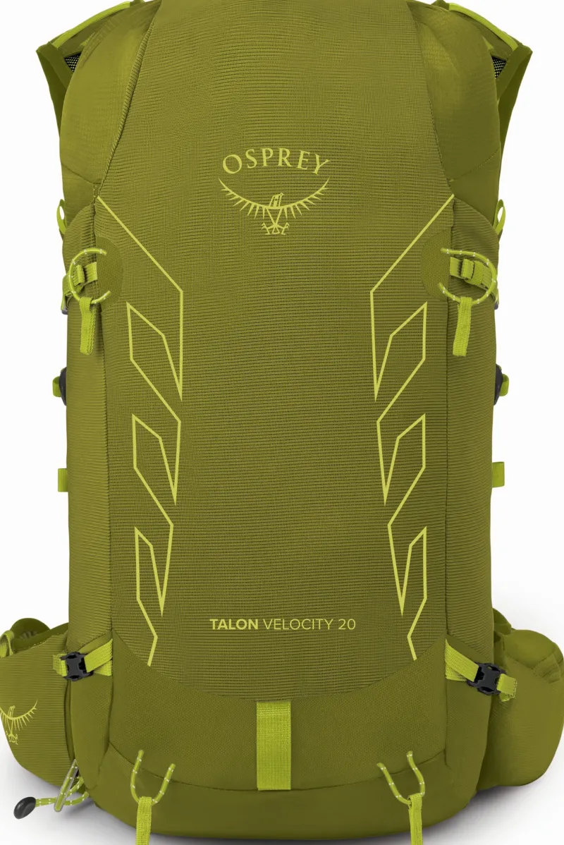 Osprey Fast & Light Rucksacks And Vests-Talon Velocity 20 Rucksack - Matcha Green-Lemongrass