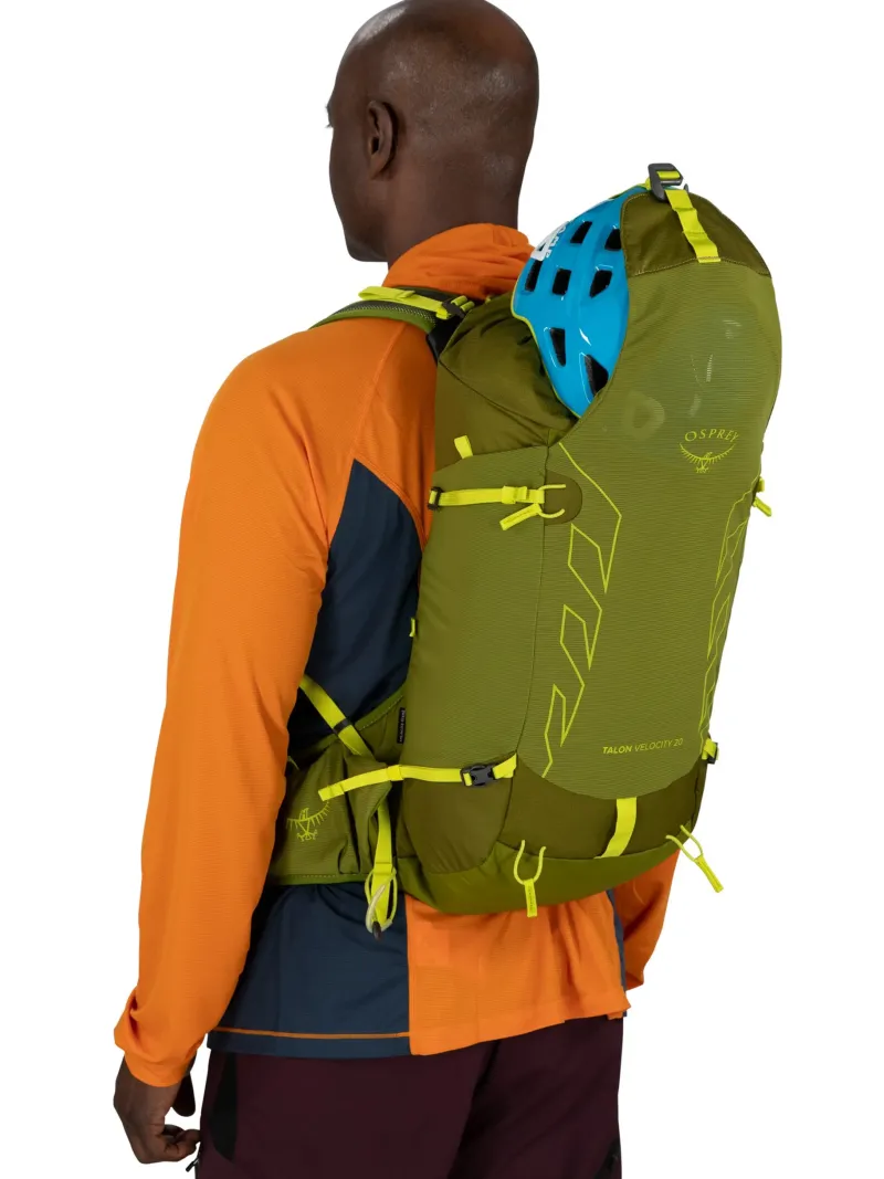 Osprey Fast & Light Rucksacks And Vests-Talon Velocity 20 Rucksack - Matcha Green-Lemongrass