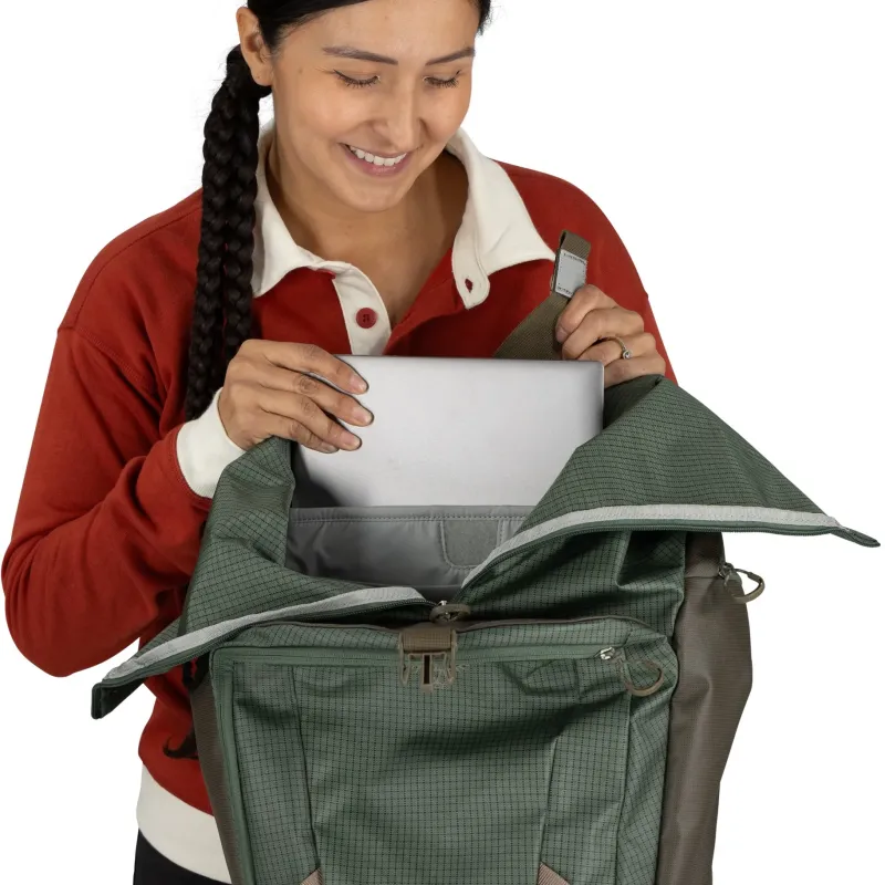Osprey Day Packs-Transporter Roll Top Rucksack - Pine Leaf