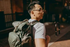 Osprey Day Packs-Transporter Roll Top Rucksack - Raven Black