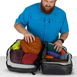 Osprey Duffels & Kitbags-Transporter Squffel 44 Duffel - Blue Flame