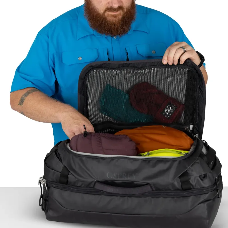 Osprey Duffels & Kitbags-Transporter Squffel 44 Duffel - Blue Flame