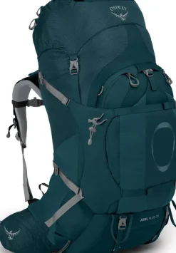 Osprey Backpacking Packs-Womens Ariel Plus 70 Rucksack - Night Jungle Blue