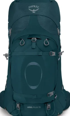 Osprey Backpacking Packs-Womens Ariel Plus 70 Rucksack - Night Jungle Blue