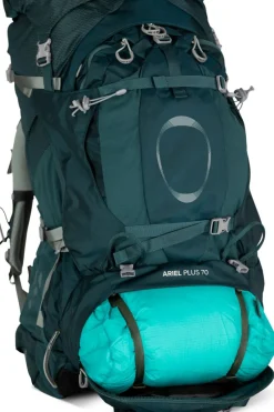 Osprey Backpacking Packs-Womens Ariel Plus 70 Rucksack - Night Jungle Blue